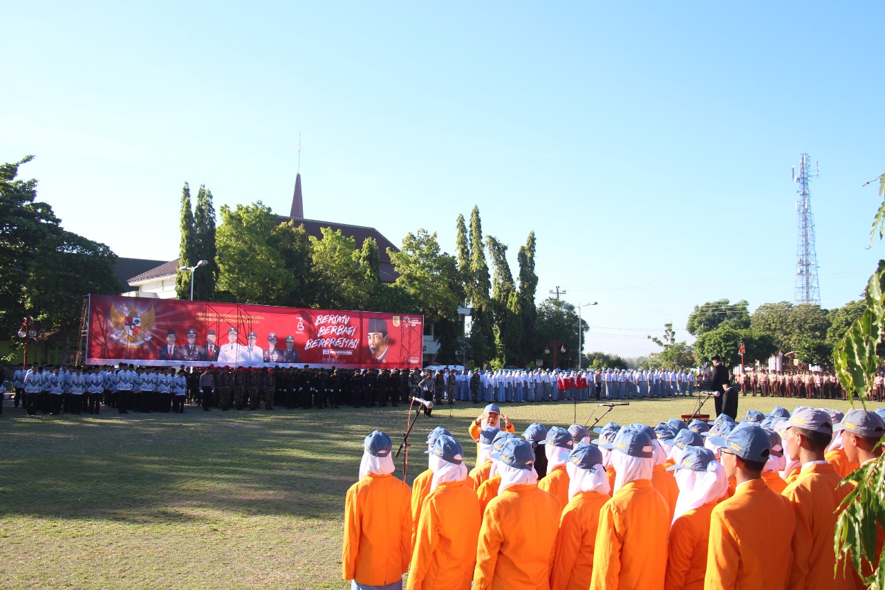 upacara kebangkitan nasional kabupaten wonogiri
